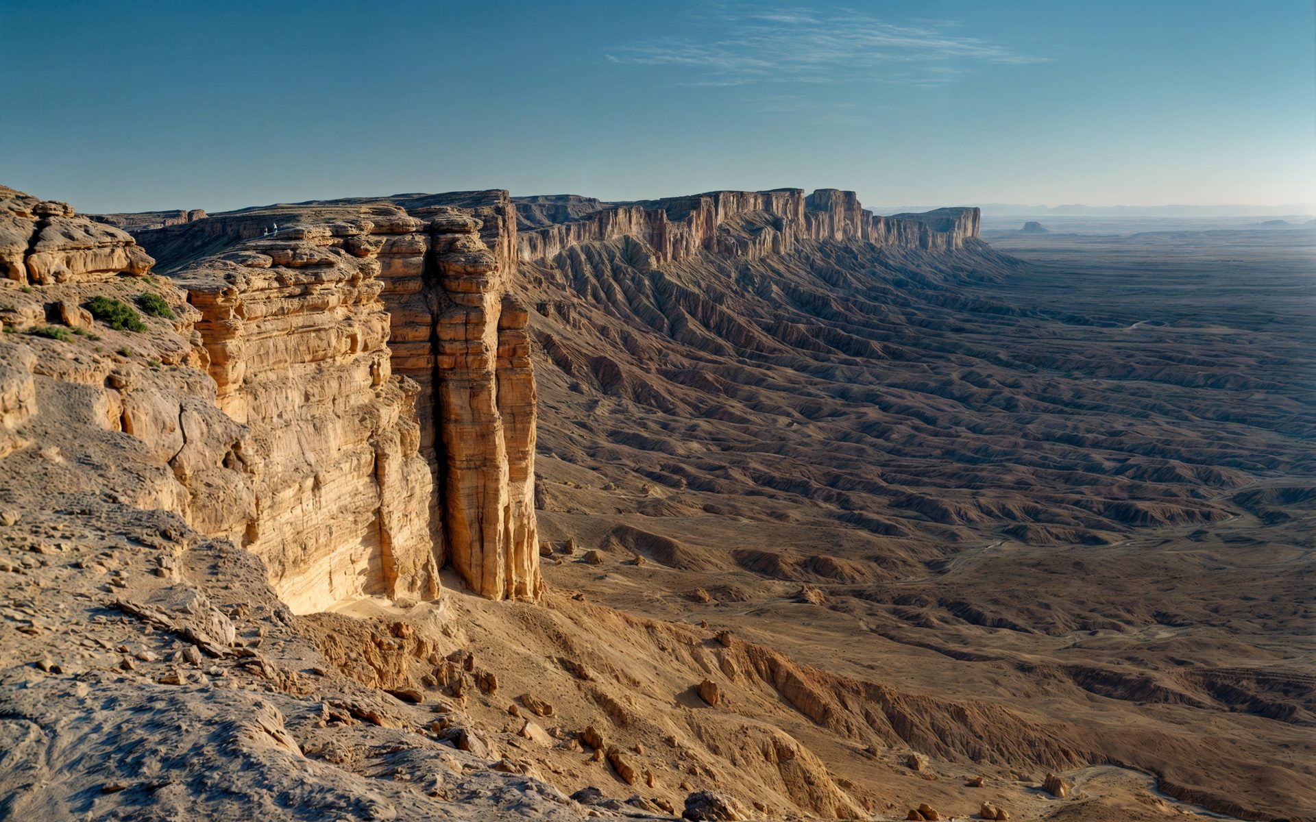 The Edge of the World escarpment, Saudi Arabia